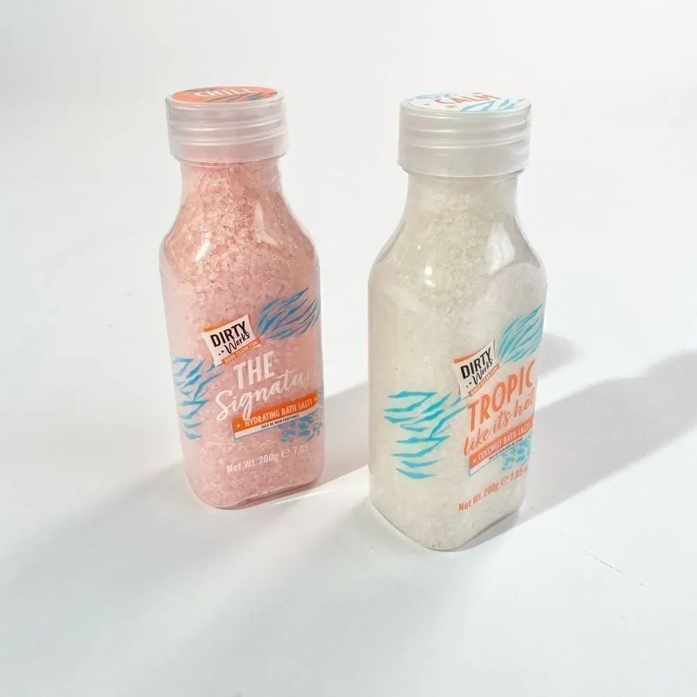 DirtyβWorksΒ twoβsmallβbathβsaltβbottles